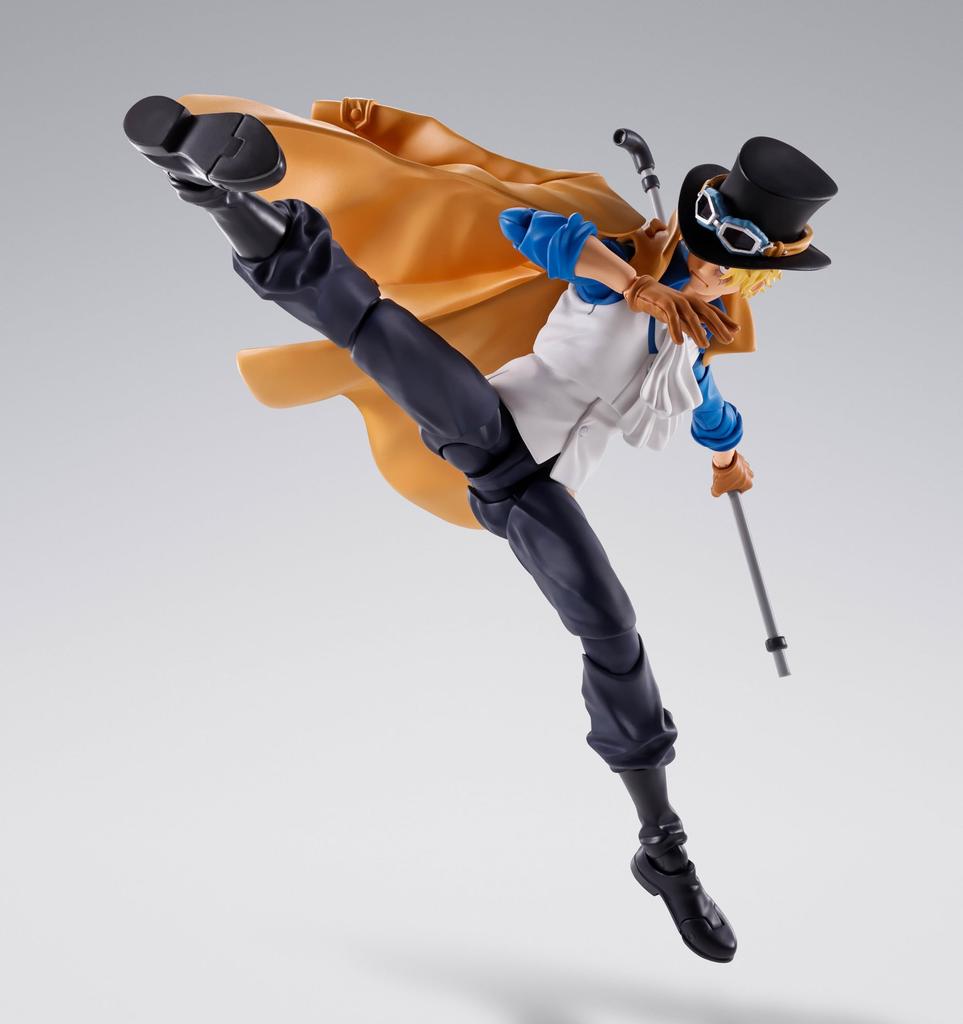 TAMASHII NATIONS ONE PIECE Sabo Army Chief of Приблизительно 155 мм окрашенная подвижная фигурка SHFiguarts -Revolutionary Staff- PVC&ABS