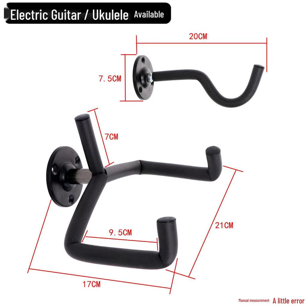 Наклонный настенный держатель-стойка для гитары и бас-гитары