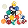 16PCS Eco‑friendly 38MM Resin Children Billiard Ball Toy Mini Pool Table Accesssory