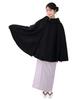 Пальто Томби Пальто Томби Кейп Пончо Японский стиль Женский (Л, Черный)