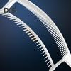 Professional Haircut Fade Comb Dual-Layers Curved Positioning Comb Barber Hair Cutting Trimming Comb Men Hair Clipper Guide Comb Hairdresser Styling