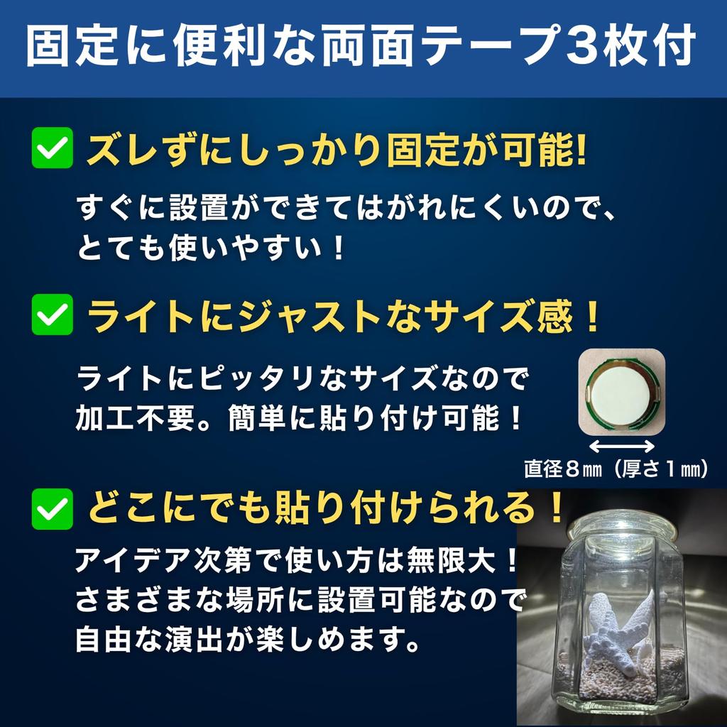 Светодиодная подсветка Магнитная кнопка-переключатель Набор для освещения Пластик и другое Включает ленту YOTSUBA+ 2, Маленький, Сверхмаленький, Беспроводной, Магнитный, Детали, Модели,