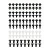 For Toyota Lexus Trim Panel Clips Bumper Fender Rivets Fastener Plastc 100 Pcs