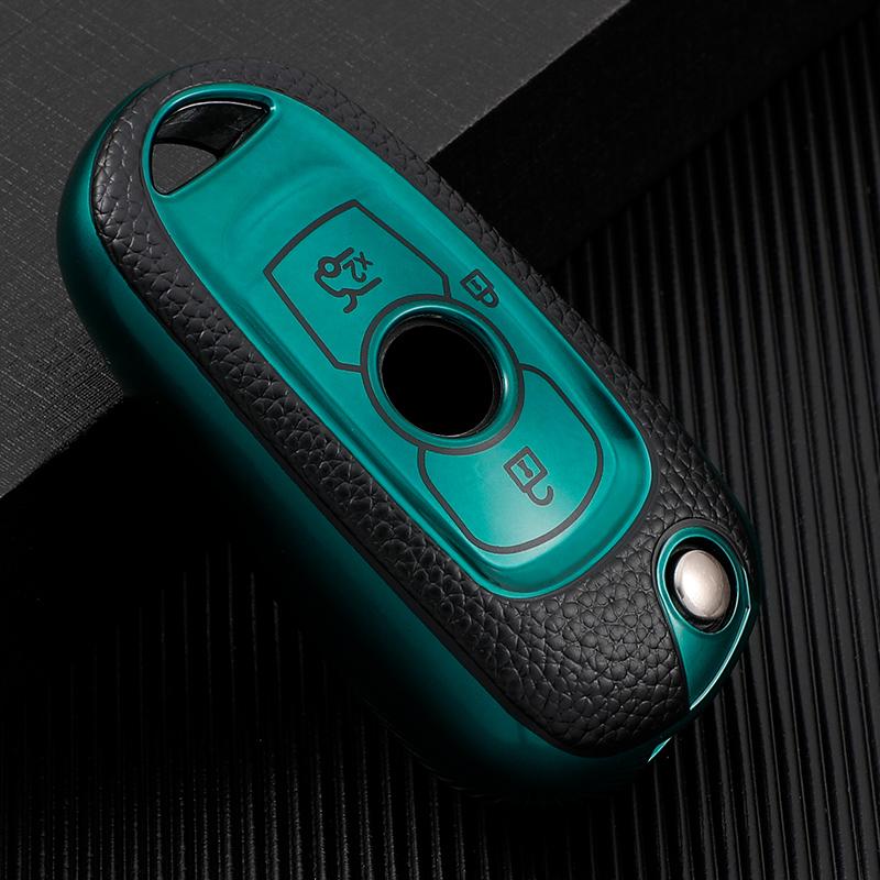 Кожаный чехол для автомобильного ключа из ТПУ, чехол, сумка, брелок в виде ракушки для Buick VERANO ENCORE GX GL6 для Opel Vauxhall Astra K Corsa E