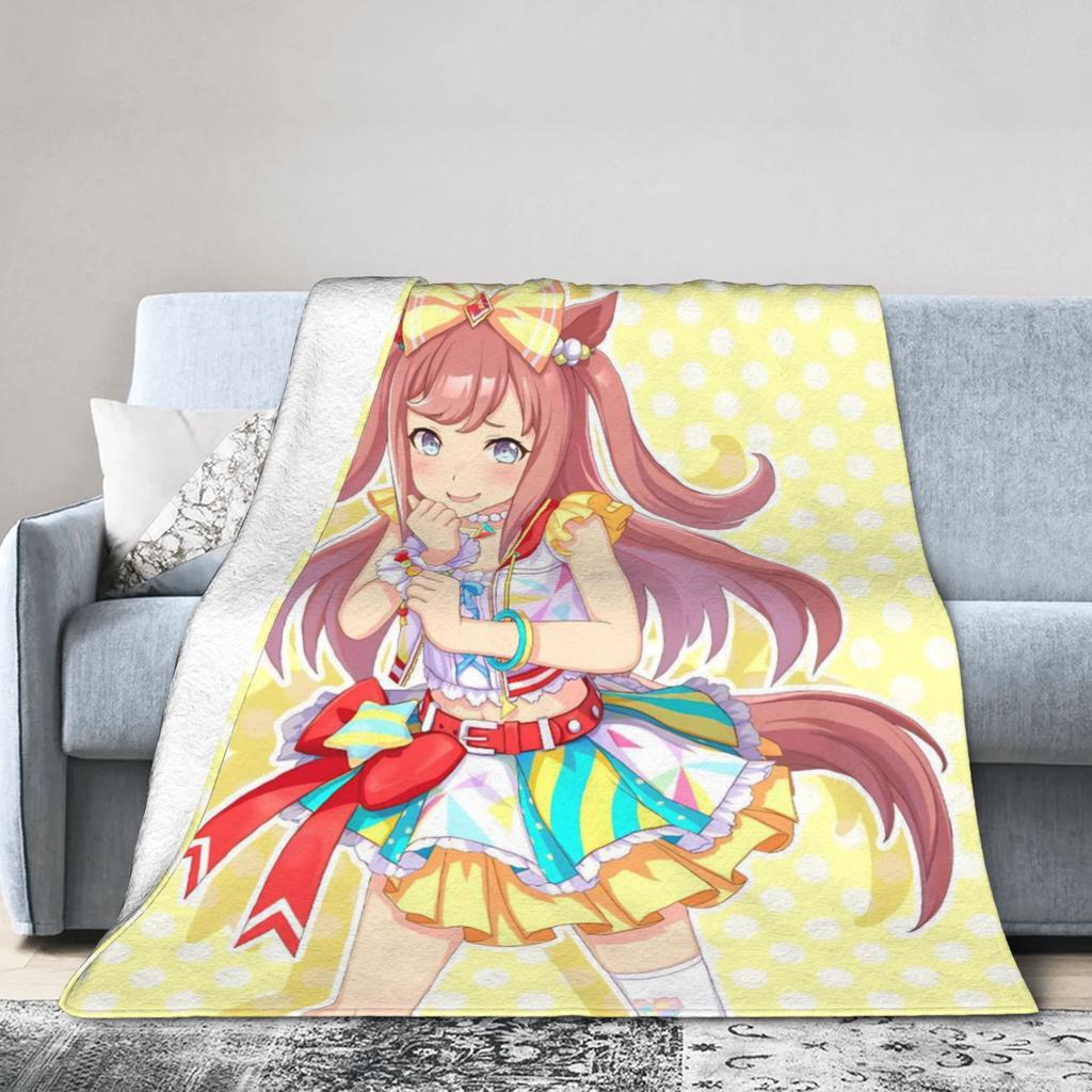 Агнес Цифровая UmaMusume Pretty Derby Пледы Флисовые Многофункциональные Супер Мягкие Пледы для Постельного Белья Дивана Постельного Белья Пледы