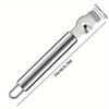 1Pc Stainless Steel Lemon Peelers Fruit Orange Zester Citrus Grater Stainless Steel Grips Lime Zest Peeling Tool Knife