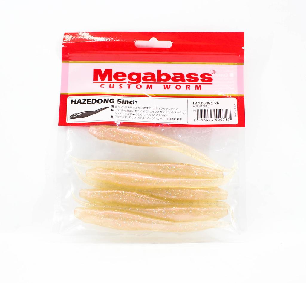 Megabass Soft Lure Hazedong 5 Inches Aurora Shad (0787)