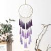 Bedroom Boho Handmade Feather Wall Hanging Tassel Macrame Tapestry Blanket Dream Catcher