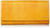 Длинный кошелек из коровьей кожи с тиснением под ящерицу, внутренняя двойная молния, двойные кнопки, тип UULW6HT2, желтый [You Ungaro] [Pietz] для женщин