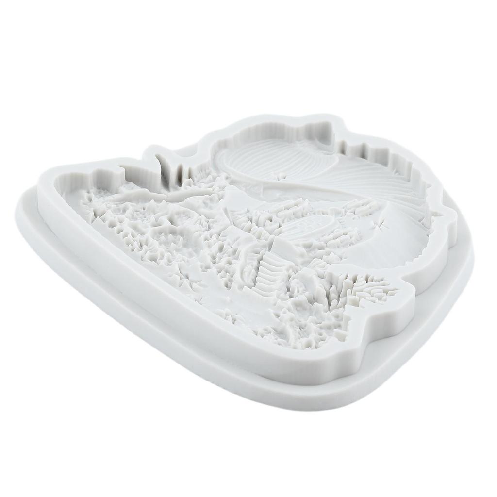 Форма силиконовая Ракушечный домик Формы для мастики Домик-ракушка Инструменты для украшения торта Тематический торт Десерт Украшенный Шоколадная форма для конфет