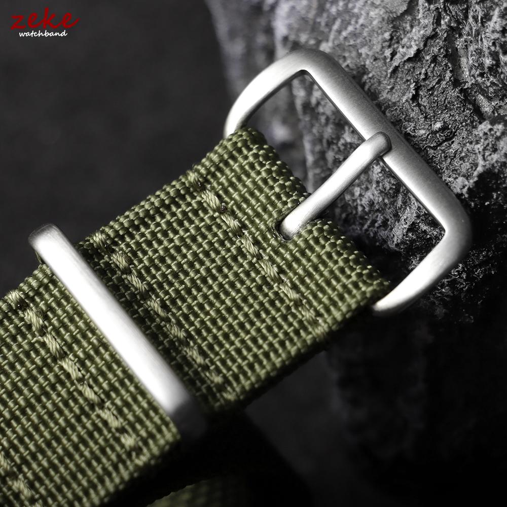 Premium Ribbed Nylon Watch Strap 18mm 19mm 20mm 22mm for Omega Military Casual Watchband for Seiko Army Sport Replacement Band