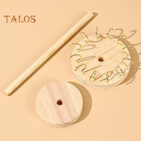 Подставка для ожерелий, органайзер для украшений с крючками, деревянная основа, органайзер для повязок на голову, подставка для девочек, ожерелий, браслетов