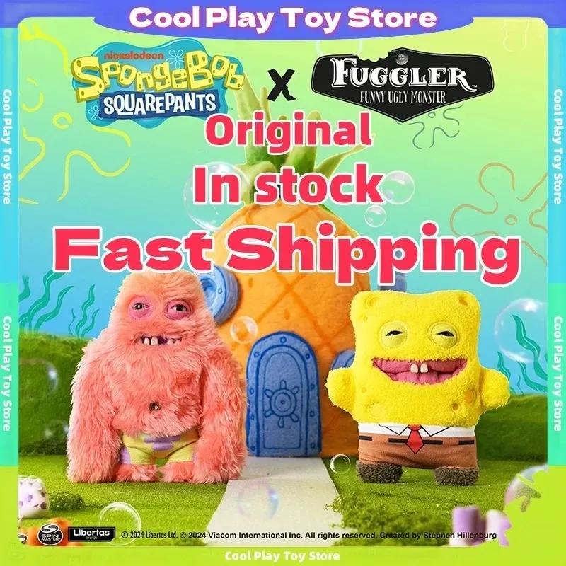 Fuggler Оригинальный Уродливый Монстр Зубастый Губка Боб Квадратные Штаны Плюшевая Игрушка 22см Набитая Аниме Подарок Уродливые Монстры Плюшевые 22см Подарок