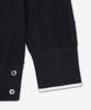 Thom Browne Merino Wool Bobble Stitch Lace Trim Cardigan - Navy / Fkc697By1051415