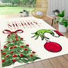 Christmas Grinch Decorations Carpet Rug Soft Washable Antislip Home Living Room Sofa Mats Personalized Christmas Rug