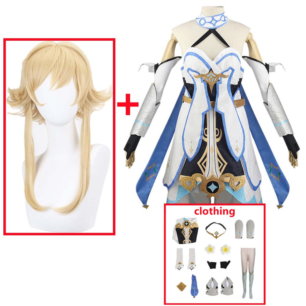 Lumine Cosplay Costume Dress Suit Outfits Women Halloween Carnival Party Clothes Game