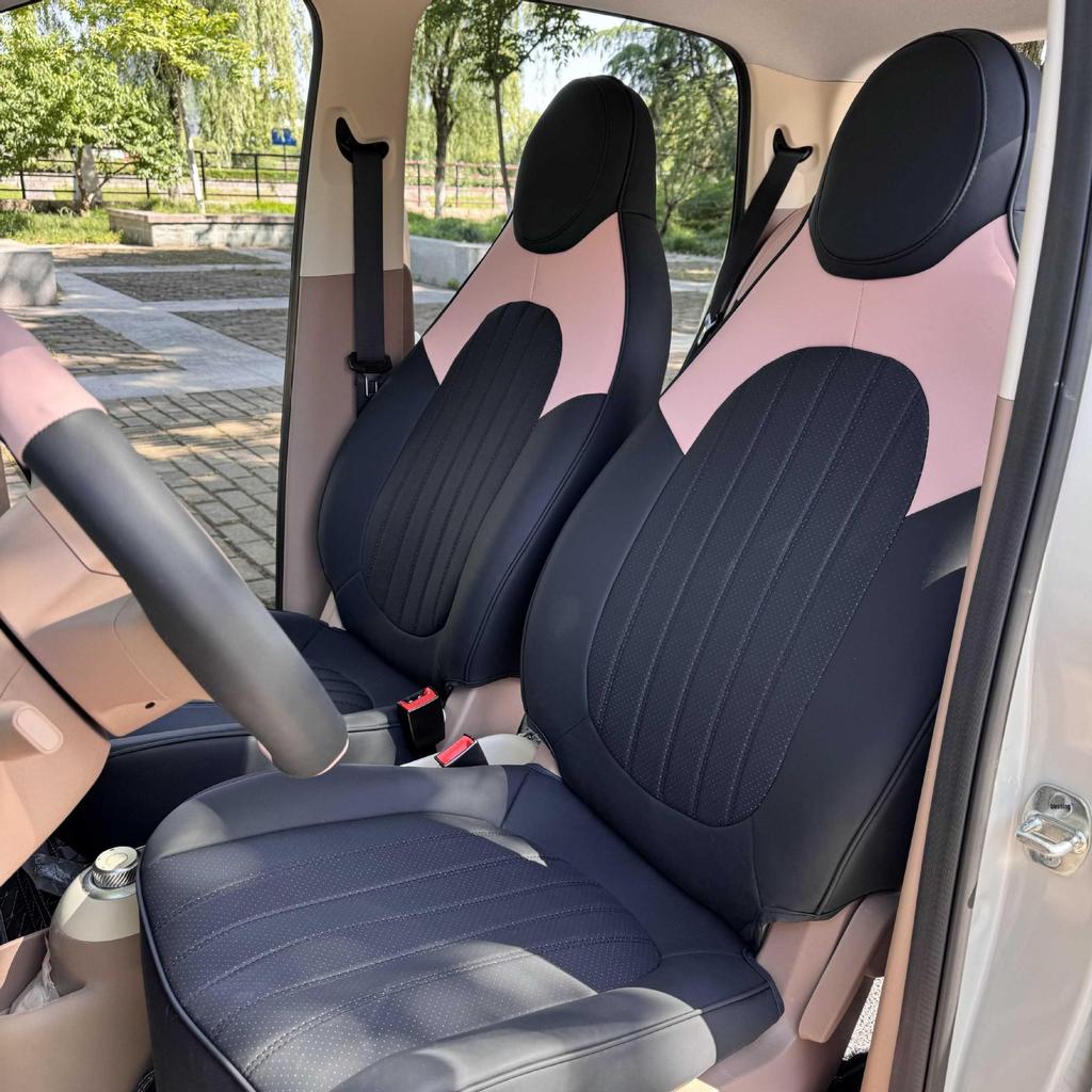Wuling Hongguang Mini Macaron 4-Door Seat Cover - 25 Styles, Breathable, 4th Gen.