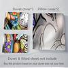 3Pcs Alice Wonderland Bedding Sets For All Sizes New 3D Printed Bed Cover Comforter Duvet Cover Pillowcase Bedroom Decoration