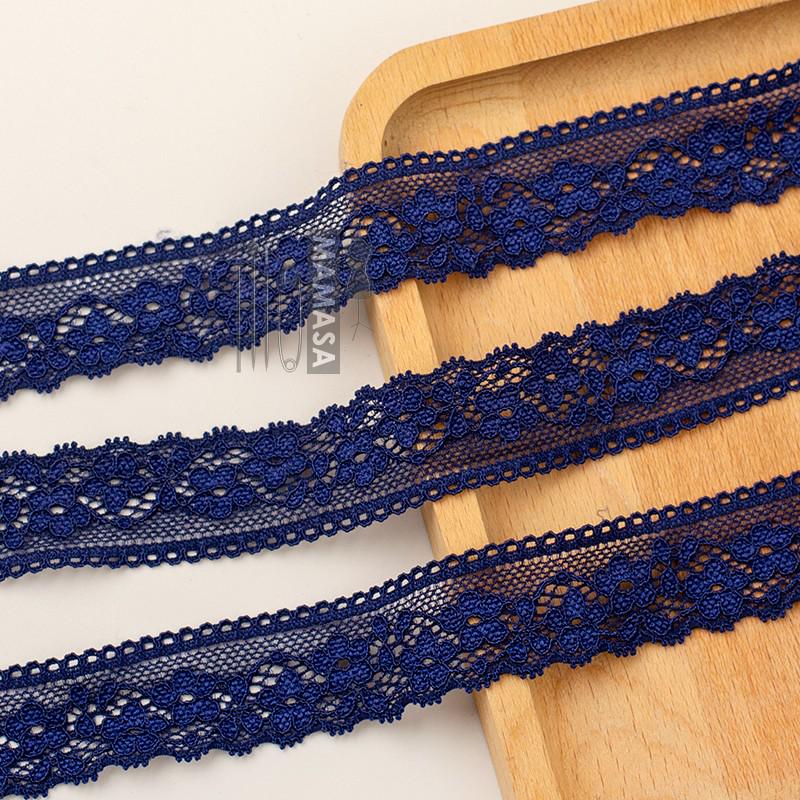 Широкая (2,5 см) цветная эластичная кружевная тесьма для DIY нижнего белья, одежды и аксессуаров для волос