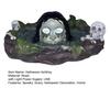 yangyizhi Halloween Scary Ghost Ashtray, Spooky Resin Water Skull Ash Tray for Living Room, Home Office Desk Decor