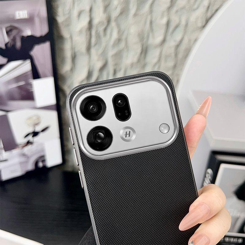 Чехол для OPPO Find X9S Pro Матовый ПУ-кожа с мелкой зернистостью Силиконовая крышка для телефона Ракушка для OPPO Find X9 S Pro Новинки Ударопрочный
