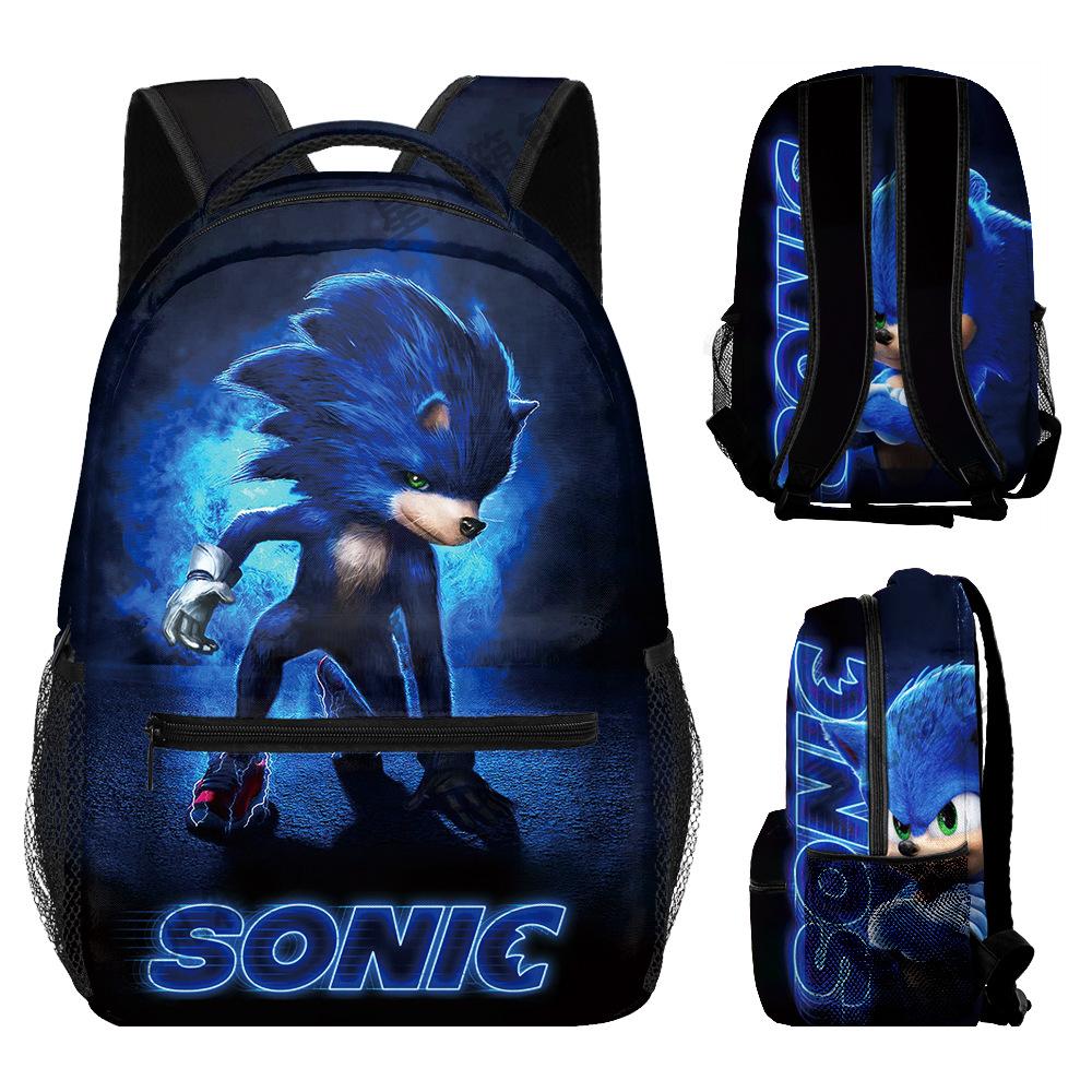 Source Backpack Sonic Primary And Secondary School School Bag Children'S Backpack Backpack Cartoon Bag