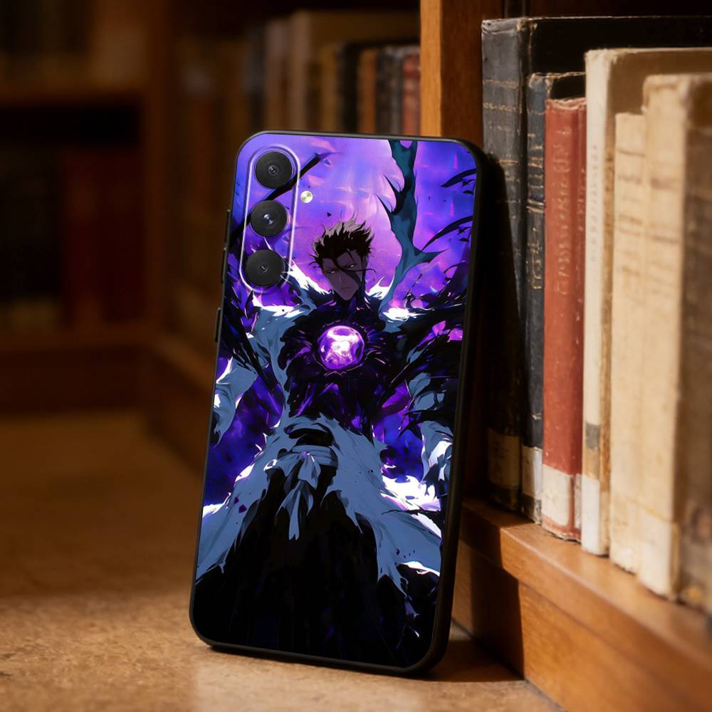 Чехол для телефона с Айдзеном Сосукэ из аниме B-Bleach для Samsung S26, S25, S24, S23, S22, S21, Plus, Fe, Lite, Других Черный чехол