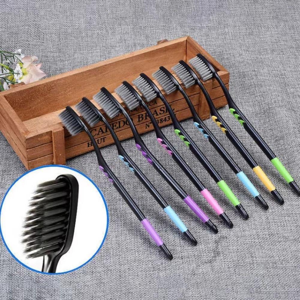 10PCS Antibacterial Family Pack Toothbrush Soft Bristle Toothbrushes Oral Cleaning Tools