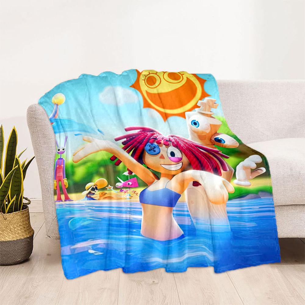 Digital Circus8 Blankets are suitable for living rooms,making them an ideal choice for outdoor travel and gifts.