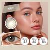 FreshGo Prescription Color Contact Lenses With Diopters Soft Colored Lenses 1 Pair Natural Color Lenses for Vision Eye Lens