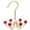 Rotatable six-pronged hook - clothing hook - hat hook - household underwear strap hook - tie and scarf hook