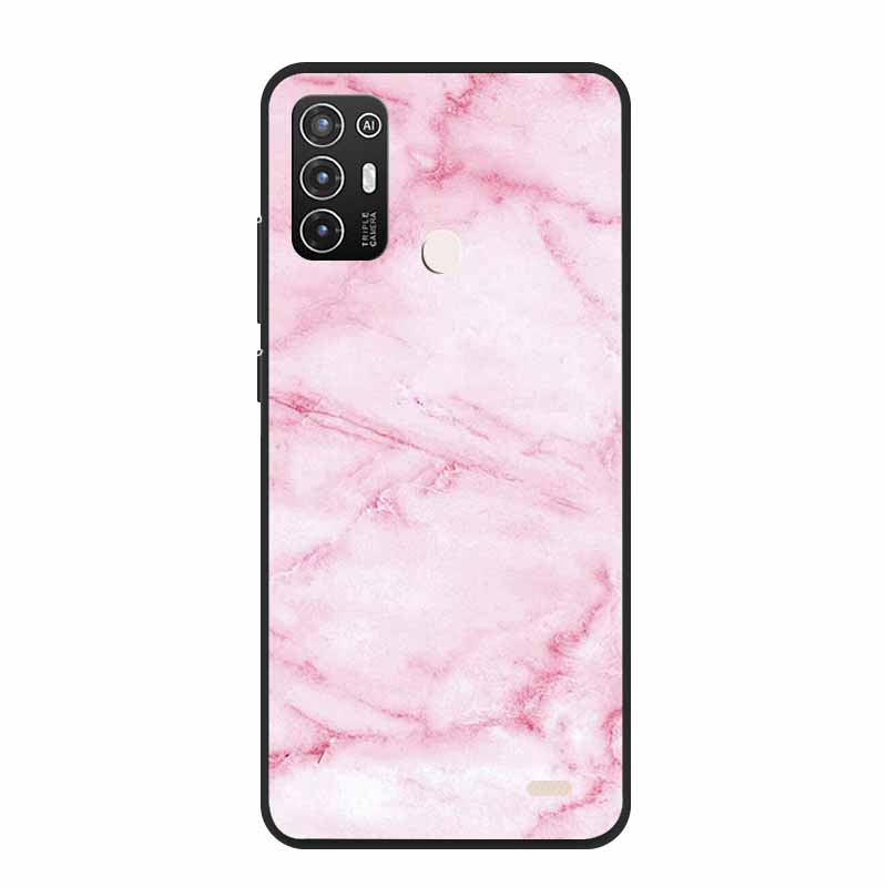 For ZTE Blade A52 / A52 Lite Case A72 4G 5G Marble Soft TPU Silicone Phone Cover for ZTE Blade A52Lite Bumper Shockproof Shell