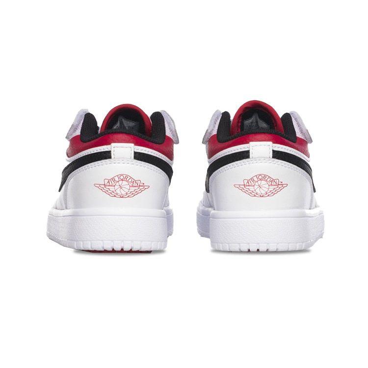 Air Jordan 1 Low ALT PS Белые спортивные красные детские кроссовки Черные BQ6066-118