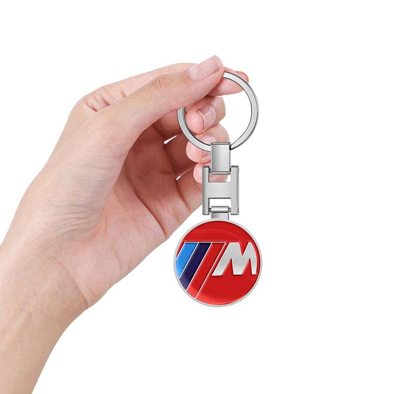 1 шт. Роскошный брелок для ключей автомобиля Брелок для ключей автомобиля Логотип эмблемы автомобиля Автоаксессуары Для BMW E34 E46 E39 E38 E90 E60 E36 F30 F30 F10 E92 E38 E91 G30 G38 M3 M5