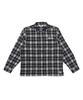 BEN DAVIS White Label Embroidered Plaid Shirt Brick