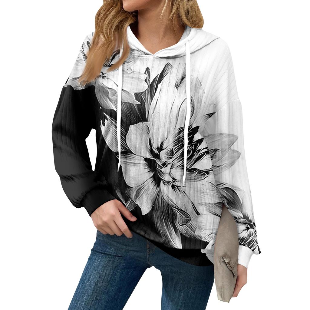 Hoodies For Women Oversized Winter Cute Sweatshirts Pullover Trendy Fall Clothes