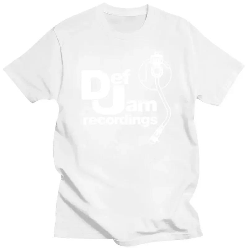 Unisexs DEF JAM Recordings Classic Rap Hip Hop Print TShirt Unisexs Clothing and Womens Clothing  Summer New Graphic T Shirts