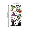 Set of 10 Temporary Stickers for Kids Halloween Themed Decals Costume Decoration Waterproof Body Art Accessories