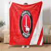 Charlton FC Crest Flannel Blanket, Soft Polyester, Modern Design, All-Season for Camping, Travel, Gifts for holidays or birthdays