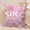 Cosmetics Brand KKiko Cushion Cover Short plush Doublesided Print Square Throw Pillow Covers Sofa Home Cushion Decor