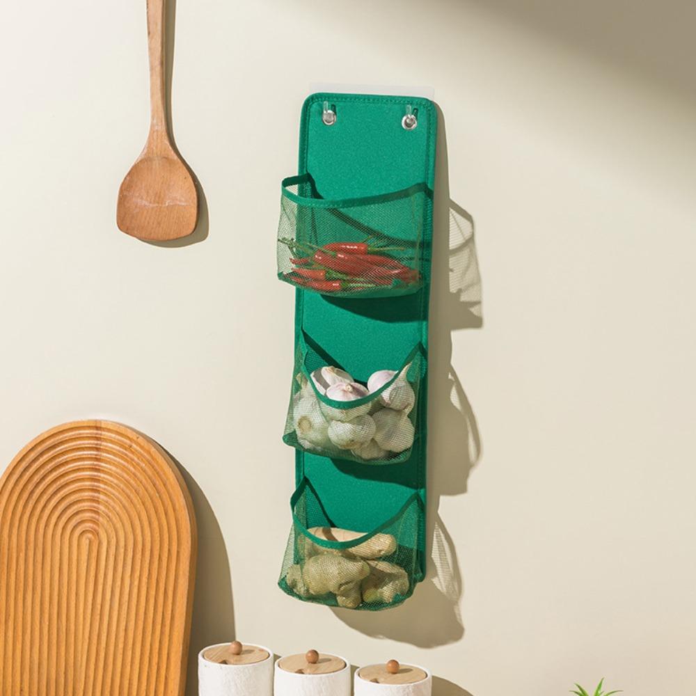 Large Capacity Mesh Storage Basket No Drill Breathable Wall Mounted Basket Space Saving Bathroom Organizer Dorm