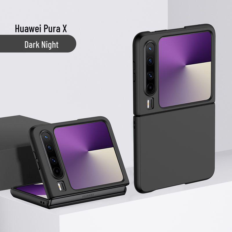 Новый складной защитный чехол для телефона Huawei Pura X с ощущением кожи - Полное покрытие, Защита от падений, Жесткий корпус для всех полов