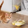 Things Don't Fall Down Leaky Food Ball Play Tray Teaser Cat Toys Spring Feather Teaser Cat Stick Cat Self Hi Boredom Relief