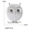 Брошь с совой для женщин, искусственный жемчуг, милые булавки для лацканов, пряжка, вечерние повседневные значки, ювелирные аксессуары