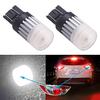 HSUN W21/5W T20 Двойной светодиодный супер яркий белый 7443 Напряжение лампы 10 В-60 В Встроенный CANBUS компенсатор резистора Стоп-сигнал Задний фонарь Положение стоп-сигнала B