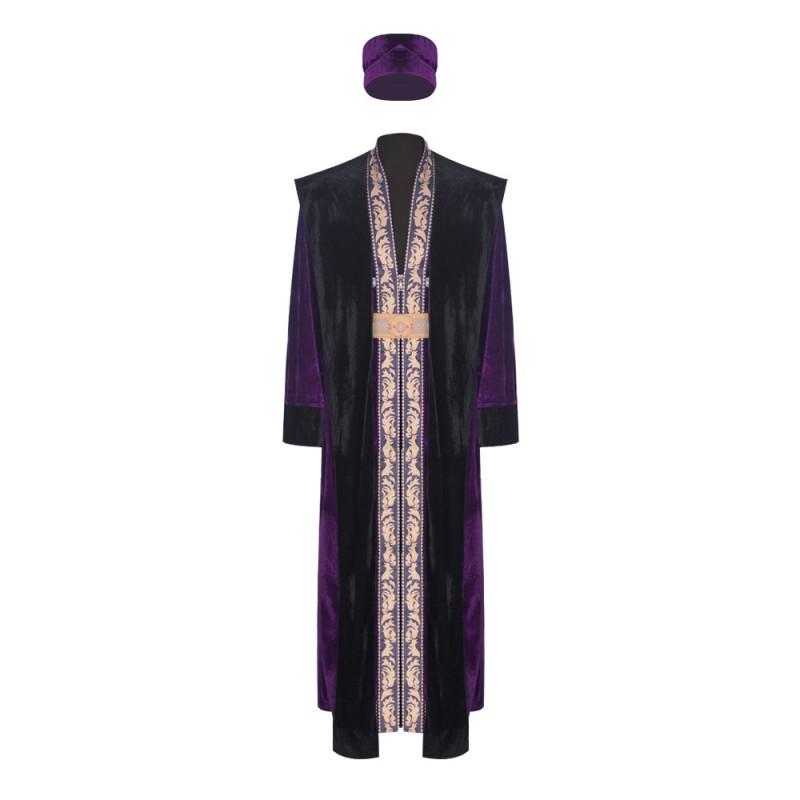 Halloween Albus Dumbledore Cosplay Costume Wizard School Principal Role Play Outfit Themed Parties