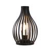 Vase Shaped Candle Holder Table Battery Powered Lamp 9.5''High Cordless Lamp with LED Light Decorative Indoor Home Decor
