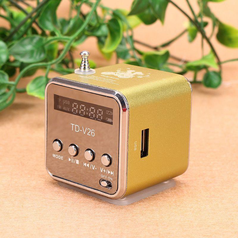 Цифровое радио FM беспроводной Bluetooth динамик, портативный MP3-плеер ЖК-дисплей стерео громкоговоритель поддержка карт SD/TF