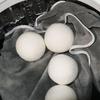 6 шт. многоразовые шарики для сушки шерсти, кондиционер для белья, домашний комплект для сушки флиса 5 см, шарики, полезные аксессуары для стиральной машины