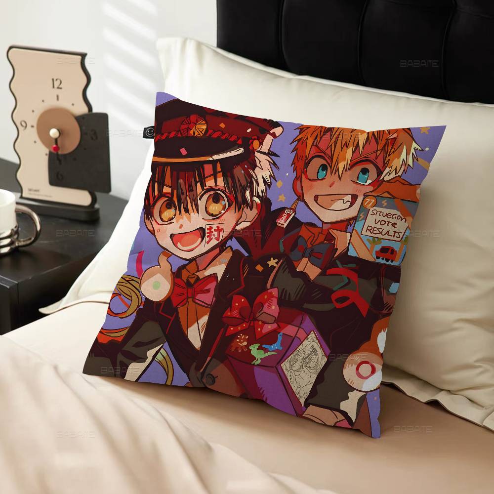 Anime Toilet B-Bound H-Hanako Kun Pillow Cushion Cover Pillowcase Living Room Sofa Home Decor